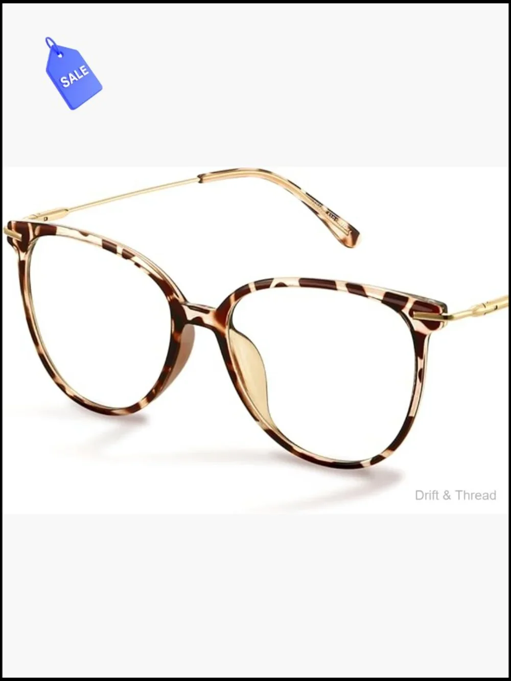 Retro Round Anti Blue Light Glasses TR90 Lightweight UV400